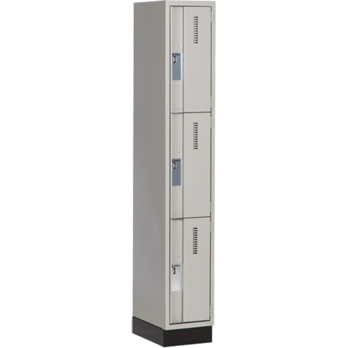 Casiers robustes Concorde, 3 niveaux, 12" x 18" x 76", Acier, Gris, Soud&eacute; (assembl&eacute;) Nuna Depot Inc.