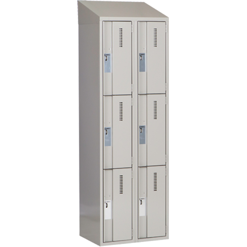 Casiers robustes Concorde, 3 niveaux, Bloc de 2, 24" x 18" x 78", Acier, Gris, Soud&eacute; (assembl&eacute;) Nuna Depot Inc.