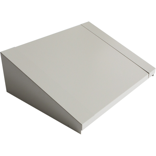 Dessus inclin&eacute; pour casiers robustes enti&egrave;rement soud&eacute; Concorde, Bloc de 2, 18" p x 24" la x 6" ha, Gris, Acier Nuna Depot Inc.