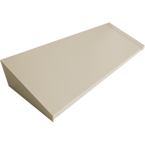 Dessus inclin&eacute; pour casiers robustes enti&egrave;rement soud&eacute; Concorde, Bloc de 4, 18" p x 48" la x 6" ha, Beige, Acier Nuna Depot Inc.