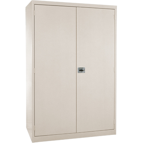 Armoires de rangement Hi-Boy profondes, Acier, 4 Tablettes, 72" h x 36" la x 24" P, Beige Nuna Depot Inc.