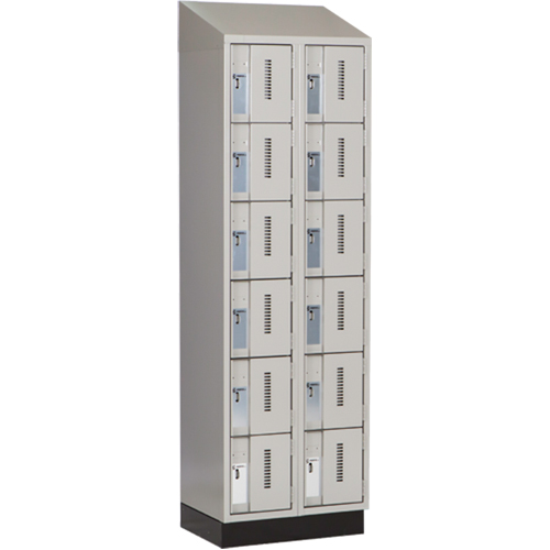 Casiers robustes Concorde, 6 niveaux, Bloc de 2, 24" x 18" x 82", Acier, Gris, Soud&eacute; (assembl&eacute;) Nuna Depot Inc.