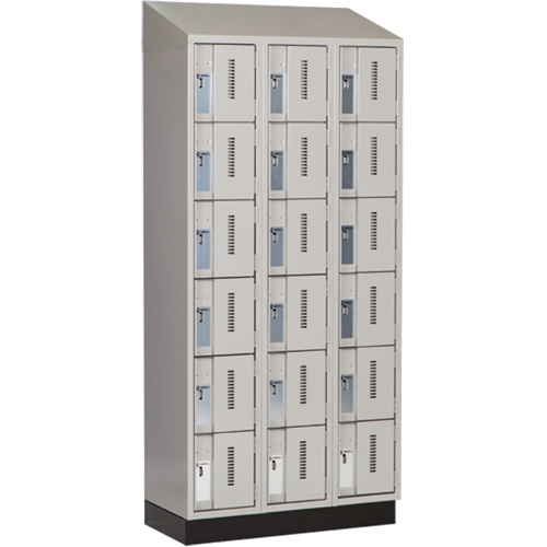 Casiers robustes Concorde, 6 niveaux, Bloc de 3, 36" x 18" x 82", Acier, Gris, Soud&eacute; (assembl&eacute;) Nuna Depot Inc.