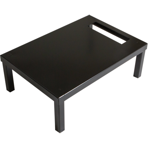 All-Welded Concorde Free Standing Locker Base, 2 Banks, 6" H x 24" W x 18" D, Black, Steel Nuna Depot Inc.