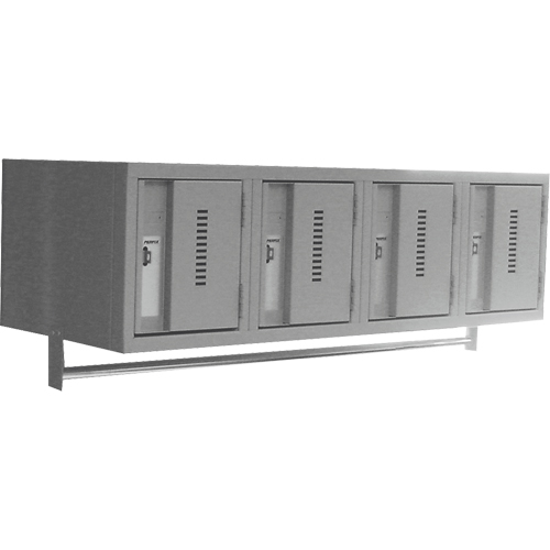 Casiers muraux robustes, Bloc de 4, 18" x 12" x 12", Acier Nuna Depot Inc.