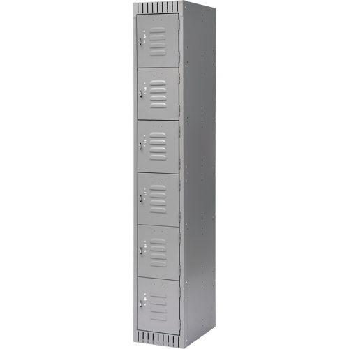 Casiers, 6 niveaux, 12" x 18" x 72", Acier, Gris, D&eacute;mont&eacute; Nuna Depot Inc.