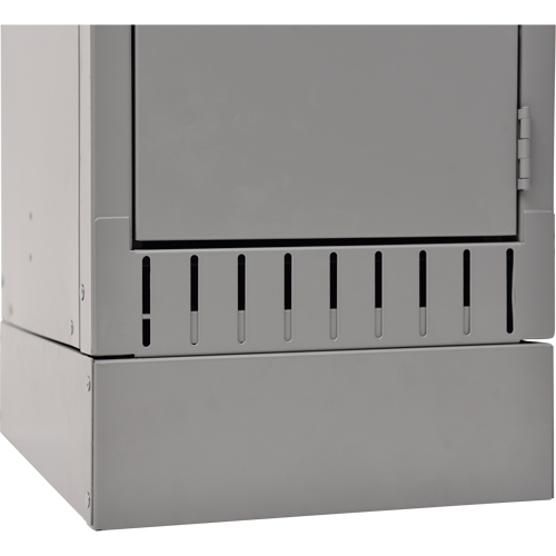 Base sur&eacute;lev&eacute;e, 1 Blocs, 4" lo x 12" la x 18" p, Gris, Acier Nuna Depot Inc.