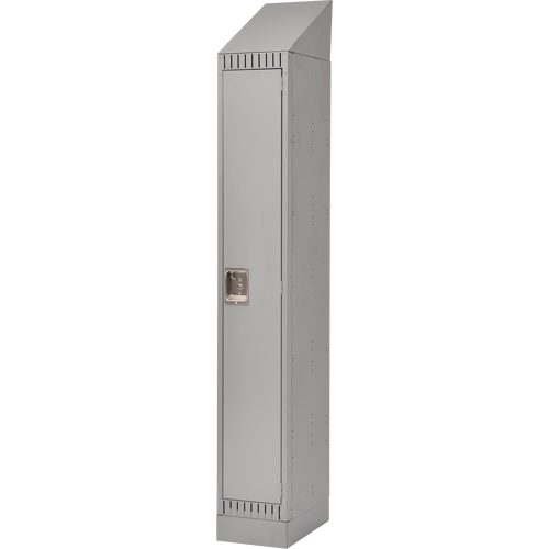 Assembled Lockers, 12" x 18" x 72", Steel, Grey, Rivet (Assembled) Nuna Depot Inc.