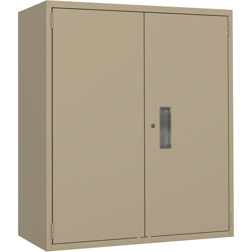 Armoire de rangement Lo-Boy, Acier, 2 Tablettes, 40" h x 36" la x 18" P, Beige Nuna Depot Inc.