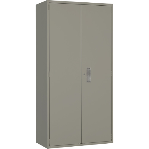 Armoire de rangement Hi-Boy, Acier, 4 Tablettes, 72" h x 36" la x 18" P, Gris Nuna Depot Inc.