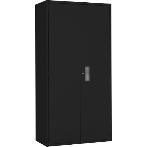 Hi-Boy Storage Cabinet, Steel, 4 Shelves, 72" H x 36" W x 18" D, Black Nuna Depot Inc.