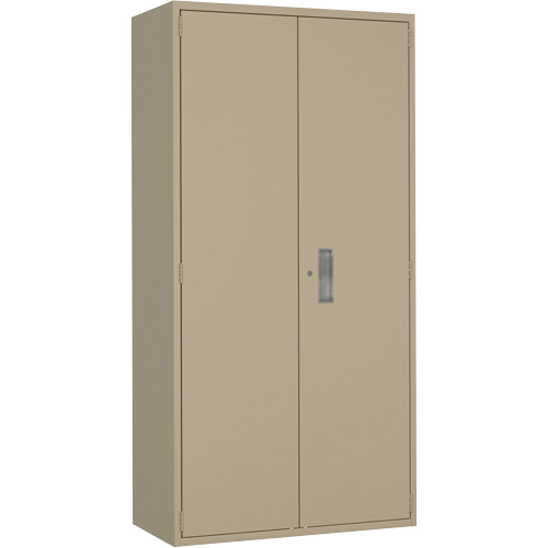 Hi-Boy Storage Cabinet, Steel, 4 Shelves, 72" H x 36" W x 18" D, Beige Nuna Depot Inc.