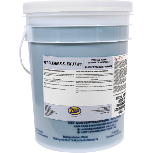 Produit de pr&eacute;nettoyage sans brossage pour v&eacute;hicules Jet Clean, 20 L, Seau Nuna Depot Inc.