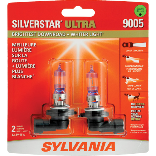 9005 Ampoule de feu avant SilverStar Ultra, Halog&egrave;ne, 65 W, Blanc Nuna Depot Inc.
