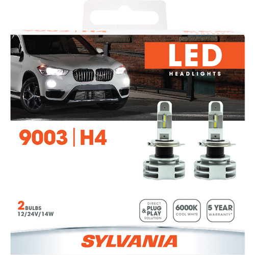 9003 Headlight Bulb, LED, 12 W/14 W/24 W, White Nuna Depot Inc.