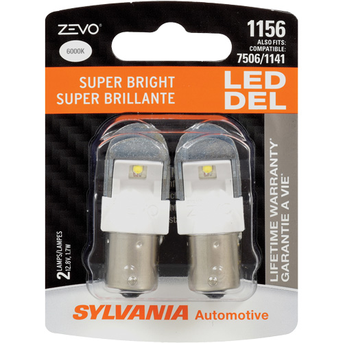 1156 Zevo&reg; Mini Automotive Bulb, LED, 1.7 W, White Nuna Depot Inc.