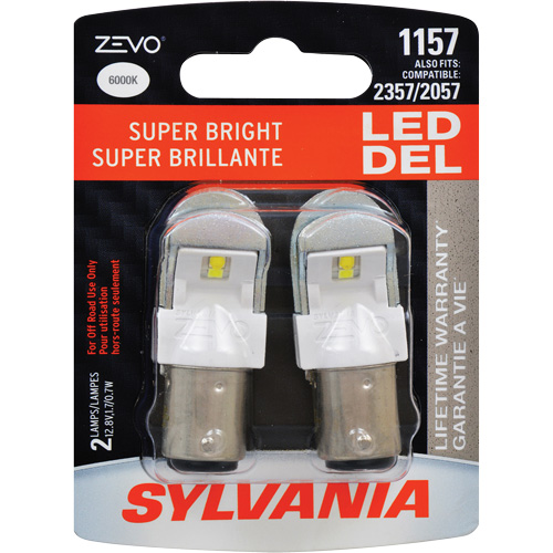 1157 Mini-ampoule automobile Zevo, DEL, 1,7 W, Blanc Nuna Depot Inc.