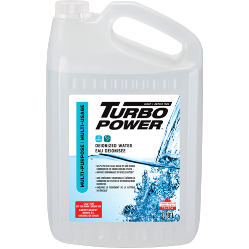 Eau d&eacute;sionis&eacute;e &agrave; usages multiples Turbo Power, Cruche Nuna Depot Inc.