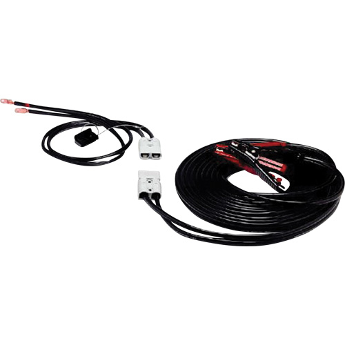 Heavy-Duty Fully Insulated Clamps with Side Terminal Adapters, 4 AWG, 500 A, 25' Cable Nuna Depot Inc.