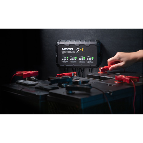 Chargeur de batterie 4 sorties de 8 A Genius 2X4 Nuna Depot Inc.