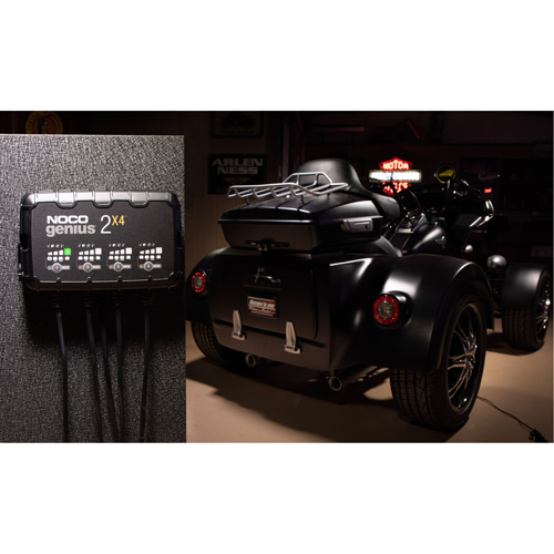 Chargeur de batterie 4 sorties de 8 A Genius 2X4 Nuna Depot Inc.
