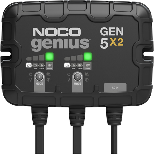 Genius&reg; Gen5X2 2-Bank, 10-Amp On-Board Battery Charger Nuna Depot Inc.