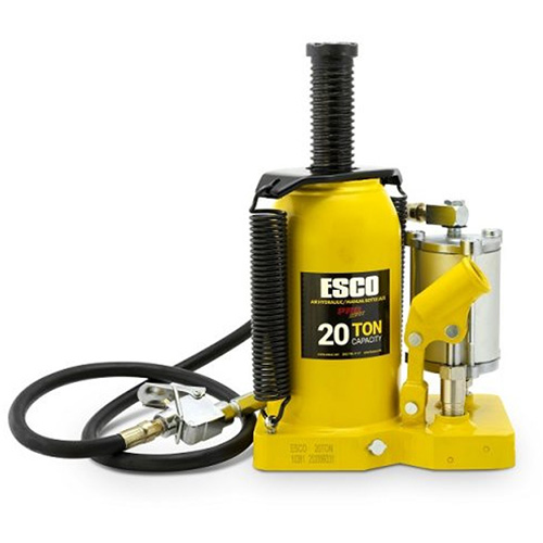 Cric-bouteille de s&eacute;rie Pro, 20 tonne(s), Air comprim&eacute;/hydraulique, 20" Hauteur &eacute;lev&eacute;e Nuna Depot Inc.