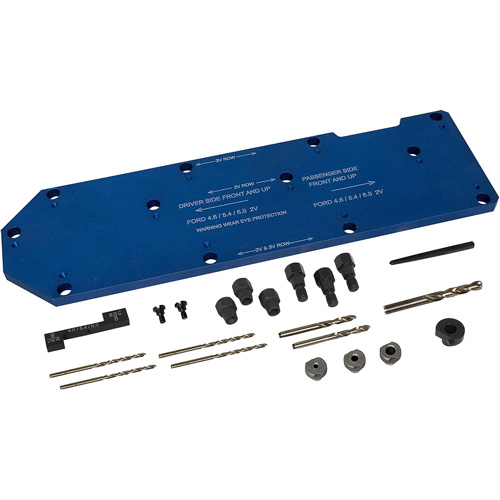 Gabarit de perçage pour installation sur collecteur pour Ford 4,6 L, 5,4 L, et 6,8 L Nuna Depot Inc.