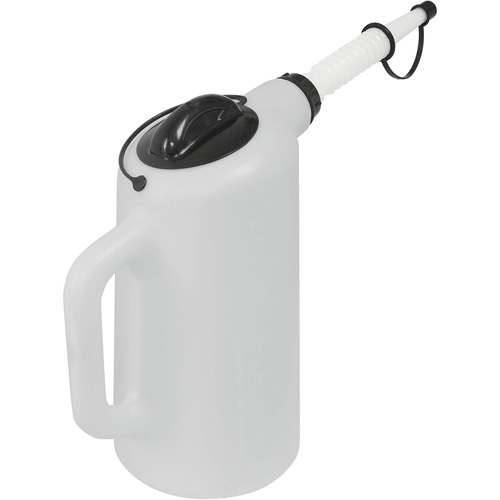 Distributeur dhuile avec couvercle et bouchon, Plastique, Capacit&eacute; de 8 pintes Nuna Depot Inc.