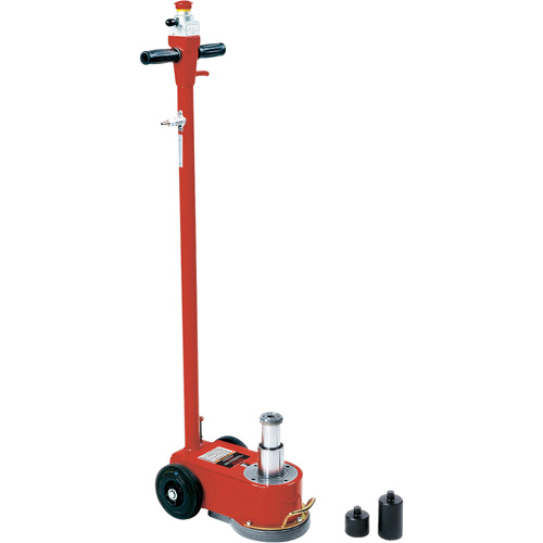 Cric t&eacute;lescopique de plancher, 33 tonnes Capacit&eacute;, 6" Abaiss&eacute;e, 12" &eacute;lev&eacute;e, Air comprim&eacute;/hydraulique Nuna Depot Inc.
