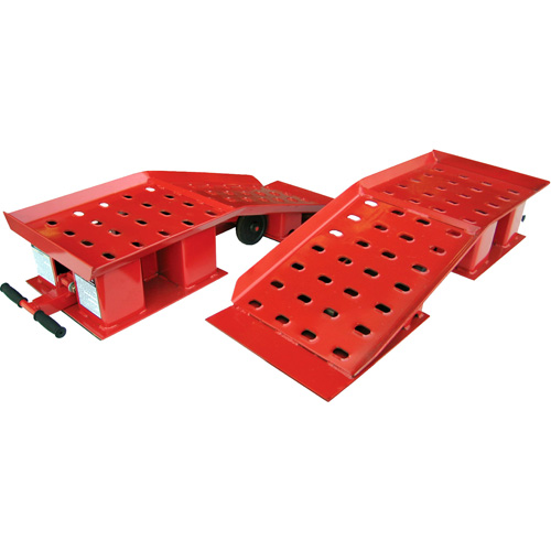Pair of Truck Ramps, 20000 lbs. Capacity, 48-1/4" L, 12-5/8" W, 9" H Nuna Depot Inc.