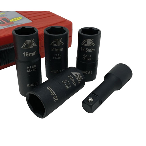 Flip Socket Kit, 5 Pieces, 1/2" Drive Size Nuna Depot Inc.