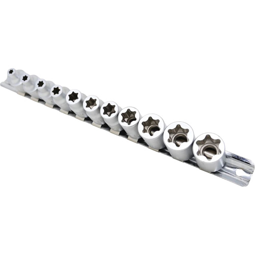 Jeu de douilles Flat-Cut E-"Star", 11 Morceaux, Prise de 3/8" Nuna Depot Inc.