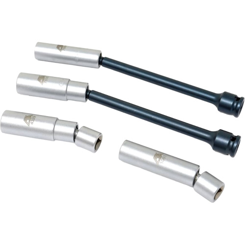 4-Piece Euro Spark Plug Swivel Socket Set, 3/8" Drive Nuna Depot Inc.
