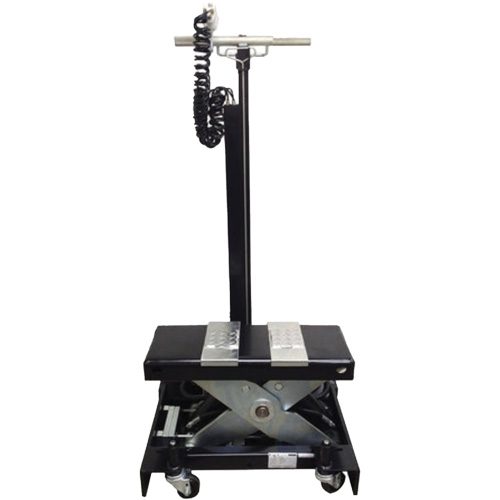 Cric de service de plancher &agrave; profil bas, 12 tonne(s) Capacit&eacute;, 7-1/2" Abaiss&eacute;e, 15" &eacute;lev&eacute;e, Air comprim&eacute;/hydraulique Nuna Depot Inc.