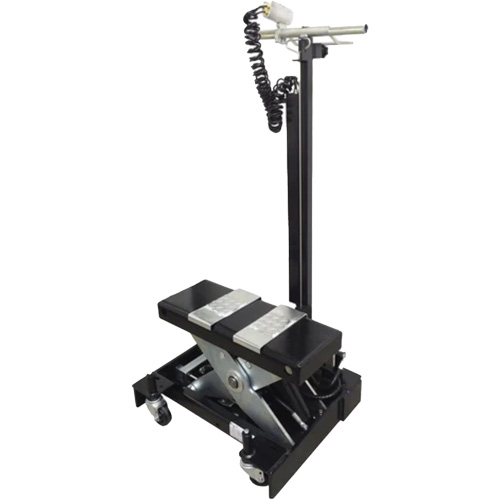 Cric de service de plancher &agrave; profil bas, 12 tonne(s) Capacit&eacute;, 7-1/2" Abaiss&eacute;e, 15" &eacute;lev&eacute;e, Air comprim&eacute;/hydraulique Nuna Depot Inc.