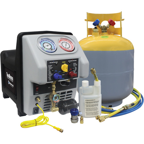 Twin Turbo Refrigerant Recovery System with 50 Lb DOT Tank Nuna Depot Inc.