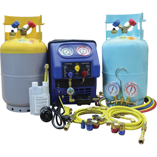 Ensemble complet de r&eacute;cup&eacute;ration pour climatisation R134A/R1234Yf Nuna Depot Inc.