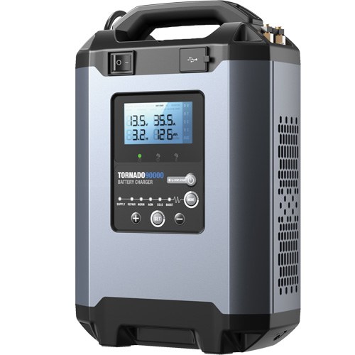 Alimentation stable 90 A et chargeur intelligent 12 V/24 V Tornado90000 Nuna Depot Inc.
