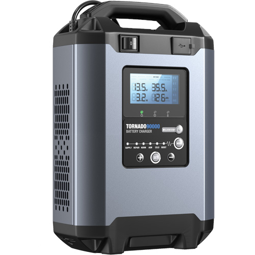 Alimentation stable 90 A et chargeur intelligent 12 V/24 V Tornado90000 Nuna Depot Inc.
