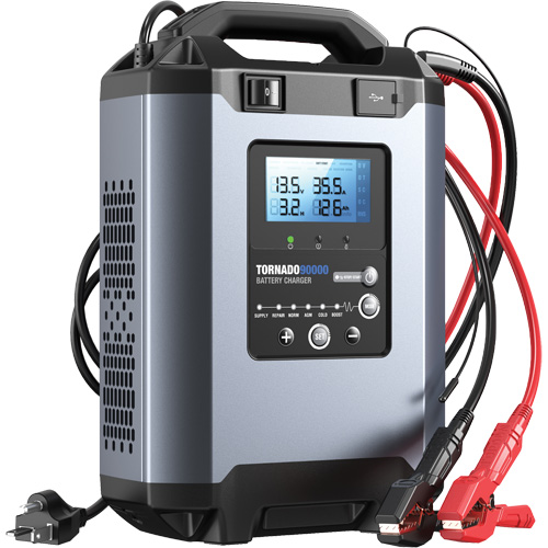 Alimentation stable 90 A et chargeur intelligent 12 V/24 V Tornado90000 Nuna Depot Inc.