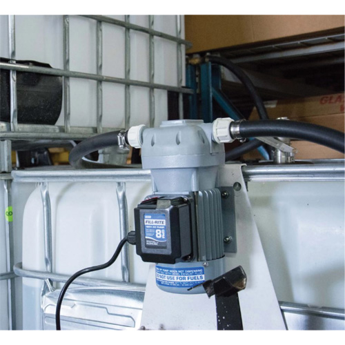 115V AC DEF Transfer Pump & IBC Tote Bracket with Nozzle Nuna Depot Inc.