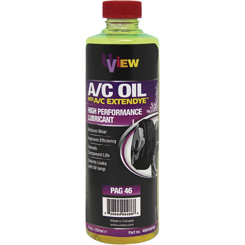 Huile PAG 46 avec ExtenDye pour syst&egrave;me de climatisation, 237 ml, Bouteille Nuna Depot Inc.
