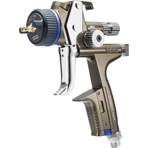 Pistolet de peinture de premi&egrave;re qualit&eacute; pour peinture automobile avec psi num&eacute;rique X5500 RP 1,3 O RPS D, Entr&eacute;e d'air 1/4" NPT, 10,24 pi³/min, Capacit&eacute; 0,6 L/0,9 L, 0,17 psi Nuna Depot Inc.