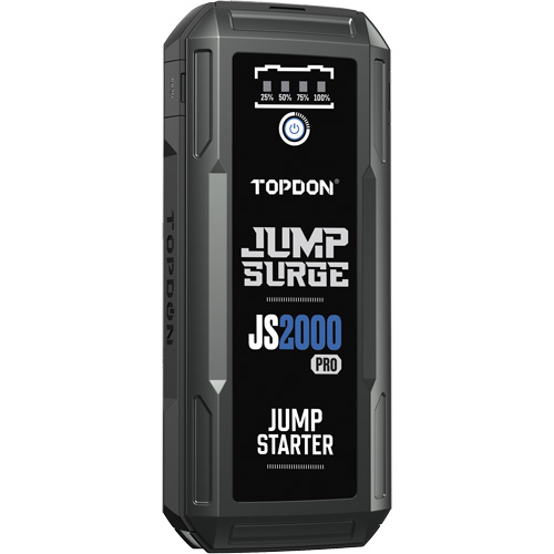 D&eacute;marreur de secours, banque d'alimentation et lampe de poche JumpSurge2000Pro &agrave; 2500 A de pointe Nuna Depot Inc.