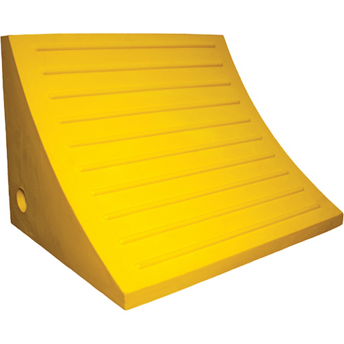 Cale de roue, Polyur&eacute;thane, Jaune, 15-1/4" la x 12-1/8'' p x 10-3/4" h Nuna Depot Inc.