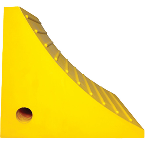 Cale de roue, Polyur&eacute;thane, Jaune, 15-1/4" la x 12-1/8'' p x 10-3/4" h Nuna Depot Inc.