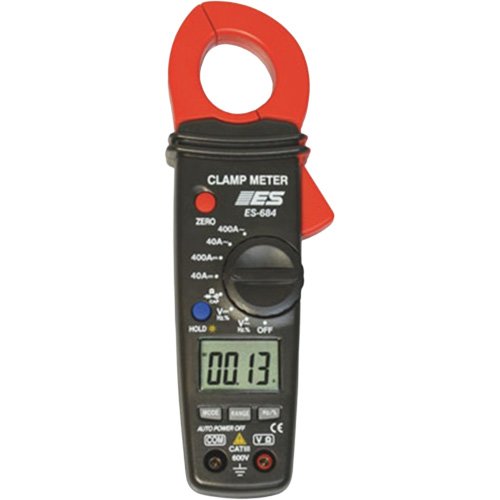 Pince amp&egrave;rem&eacute;trique num&eacute;rique 400 A &agrave; s&eacute;lection automatique de gammes, Tension c.a./c.c., Courant c.a./c.c. Nuna Depot Inc.