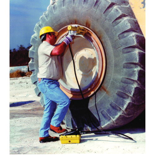 Ensemble de brise-talon pour pneus g&eacute;ants/&eacute;quipement de terrassement avec pompe hydraulique de 1/2 gallon Nuna Depot Inc.