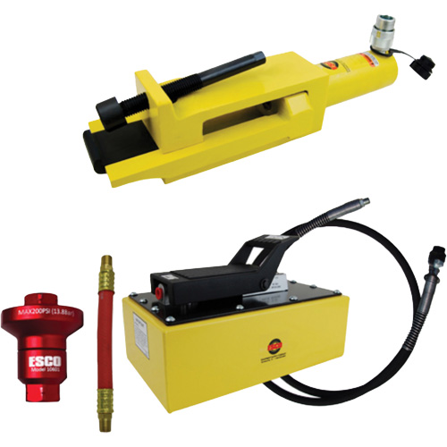 Ensemble de brise-talon pour pneus g&eacute;ants/&eacute;quipement de terrassement avec pompe hydraulique de 5 pintes Nuna Depot Inc.